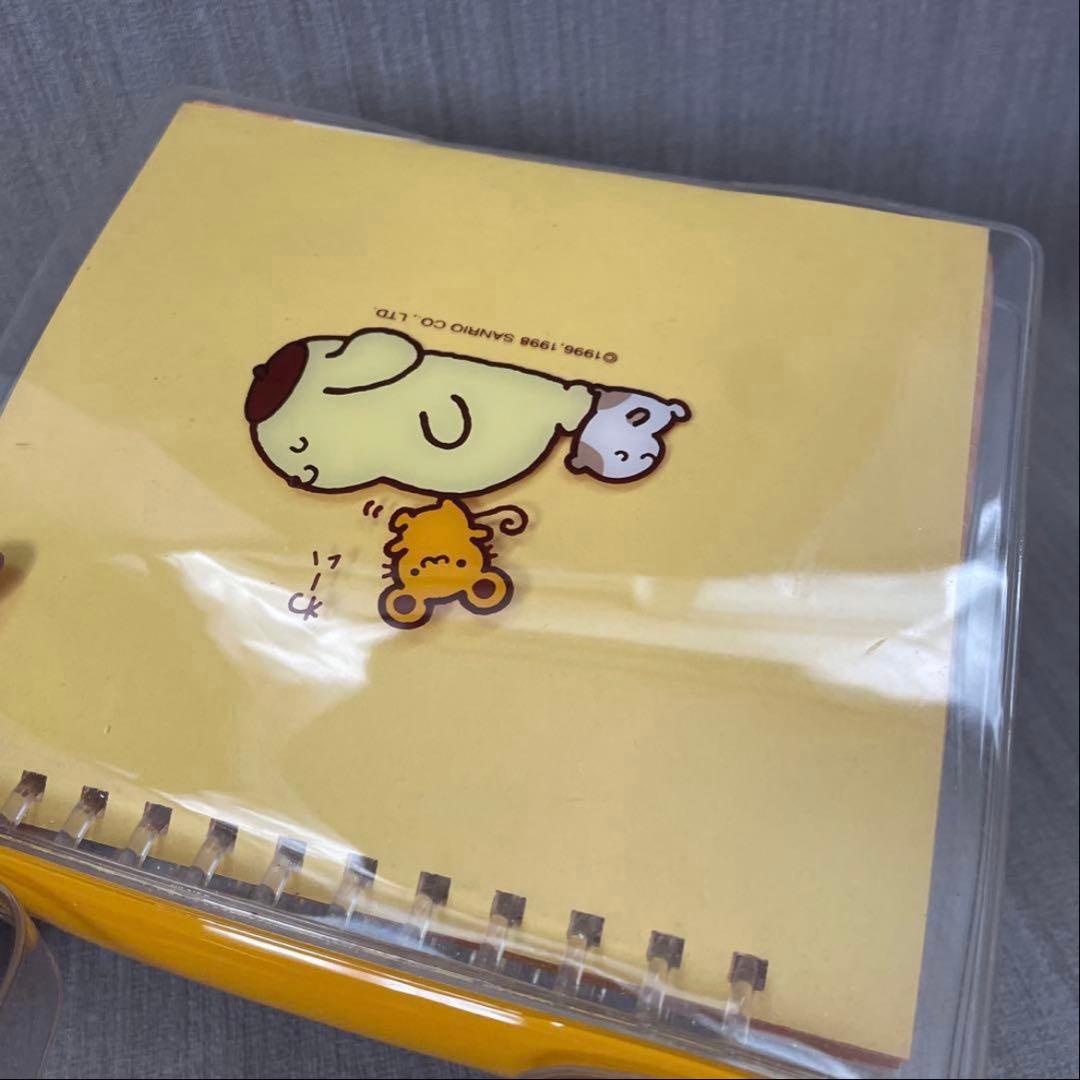 ポムポムプリン 昭和レトロ プロフィール帳 サイン帳 1998年製