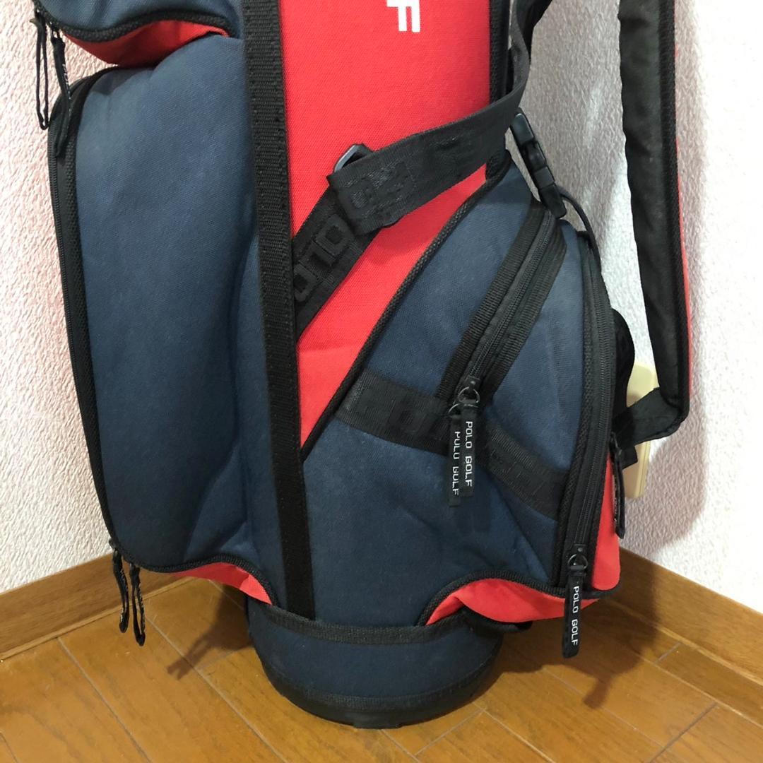 【希少】 PORO GOLF ラルフローレン キャディバッグ 3分割 カート型