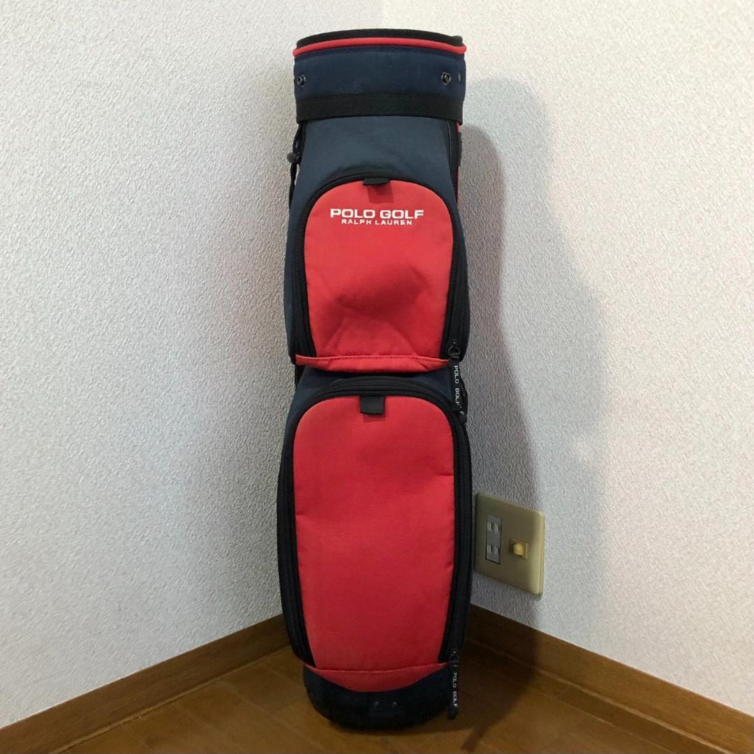 【希少】 PORO GOLF ラルフローレン キャディバッグ 3分割 カート型