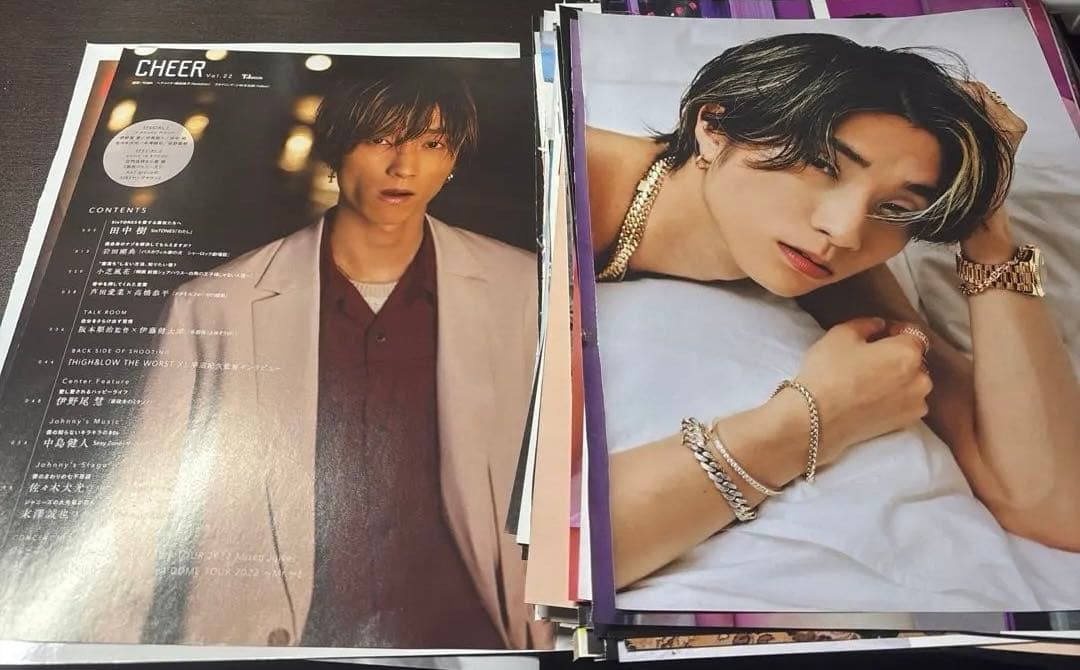 SixTONES まとめ売り 田中樹 切り抜き 雑誌 大量 ジャニーズ