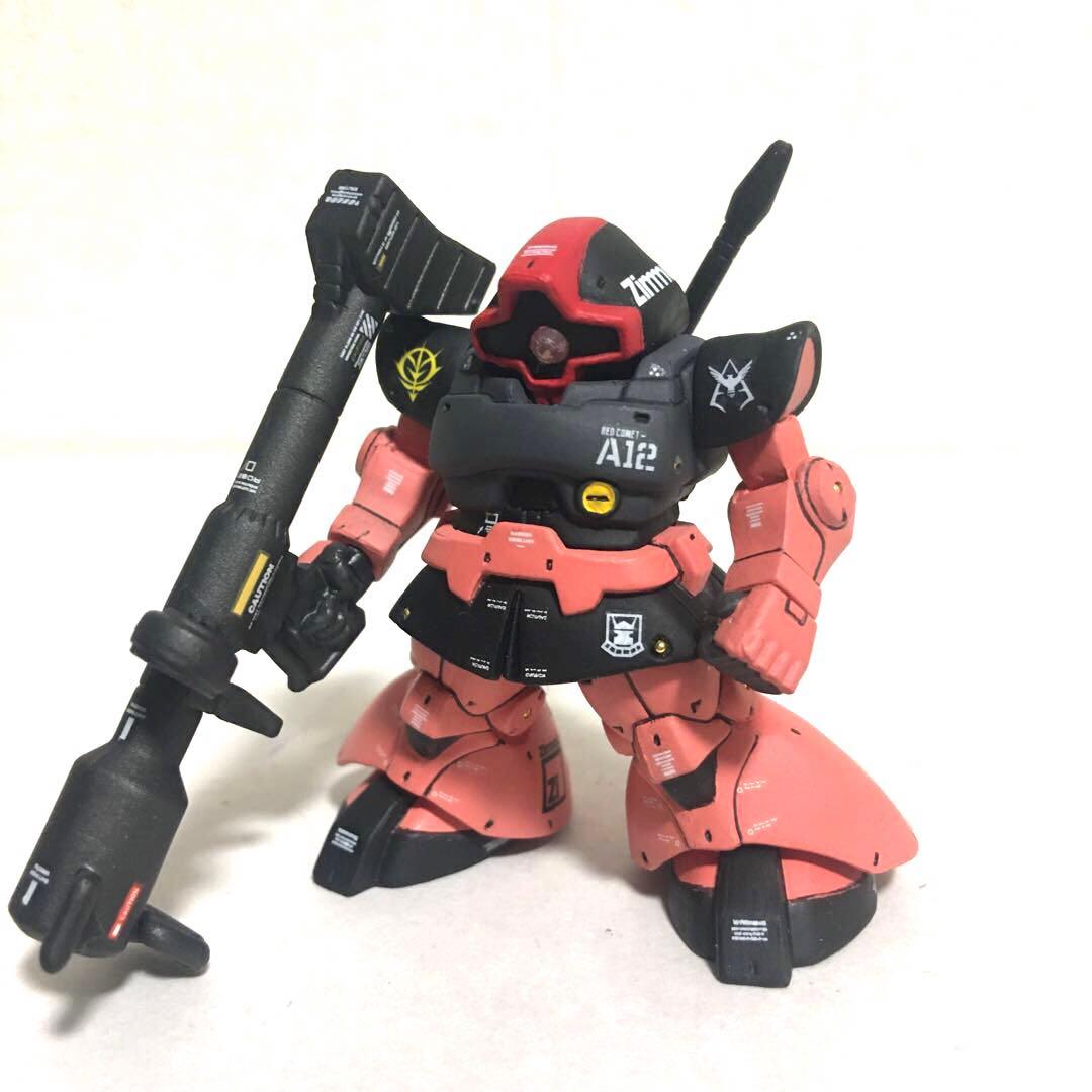 ガンダム コンバージ ドム リペイント シャア専用ドム