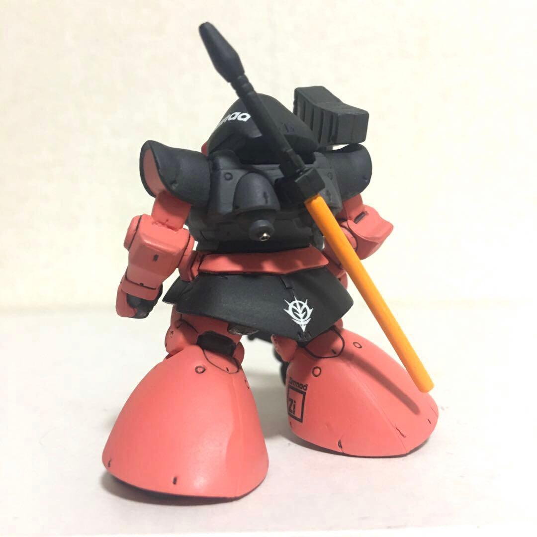 ガンダム コンバージ ドム リペイント シャア専用ドム