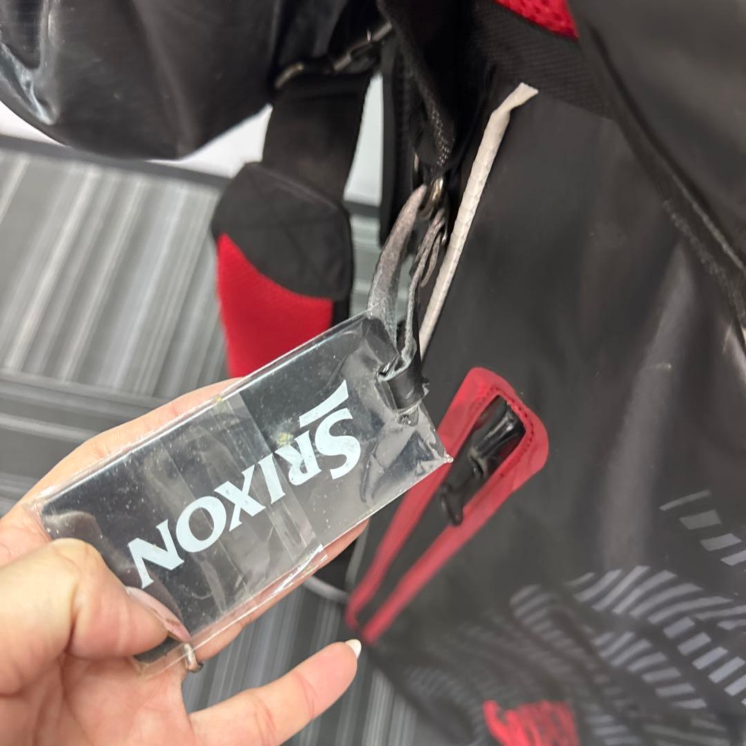 SRIXON スリクソン キャディバッグ ゴルフバッグ　ブラック　レッド　赤
