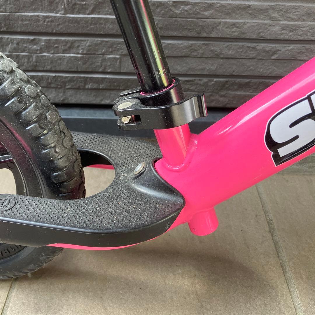 STRIDER ストライダー 12 SPORT ピンク プロテクター付き