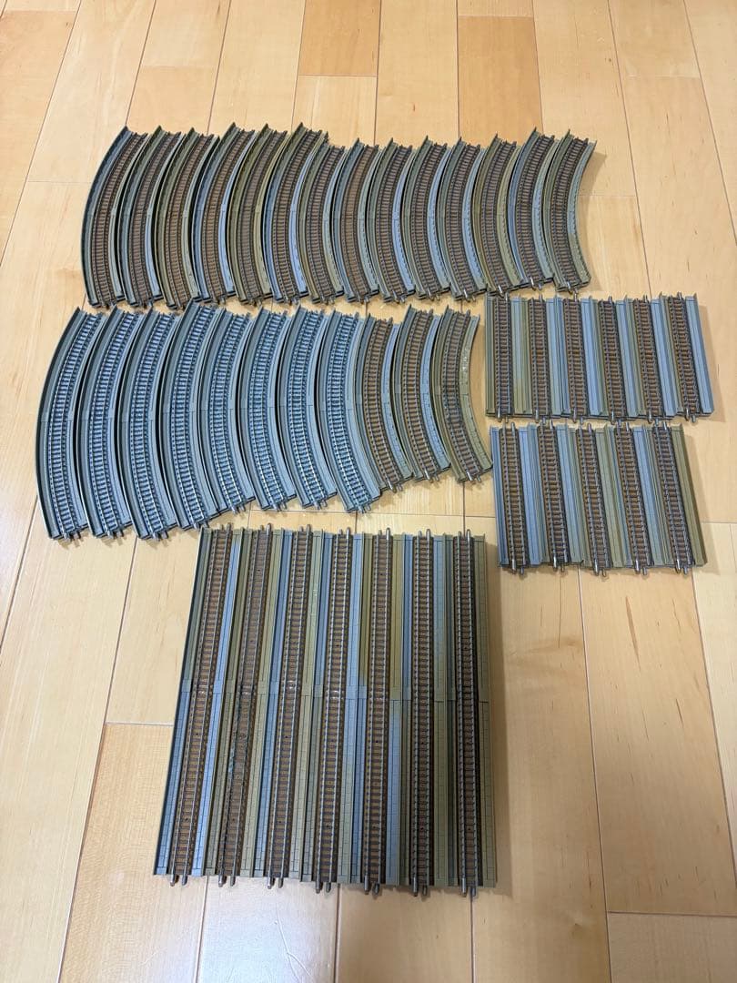 TOMIX Nゲージ 高架レール43本 橋脚14本 大量セット