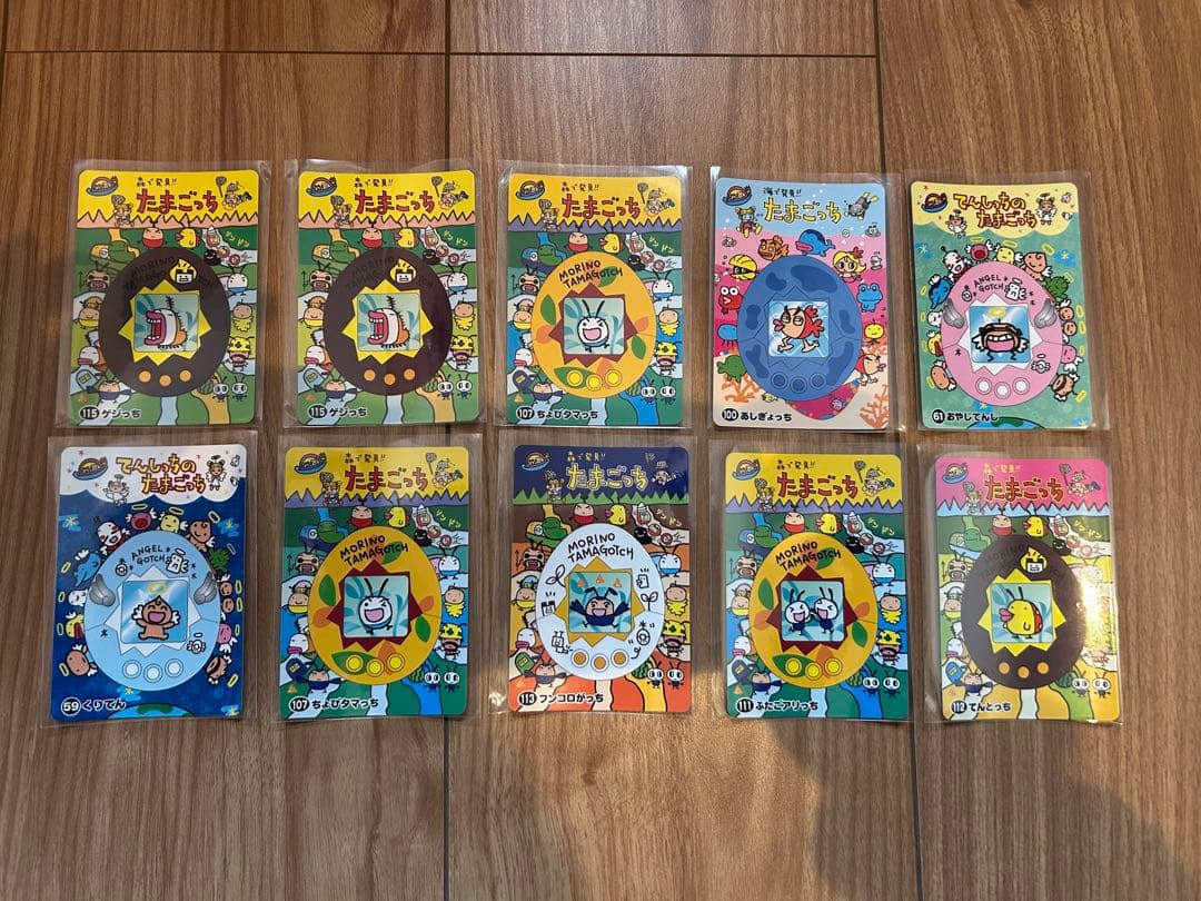 初期たまごっちカード•シールダス•ジャンボカード 平成レトロ 非売品73枚セット