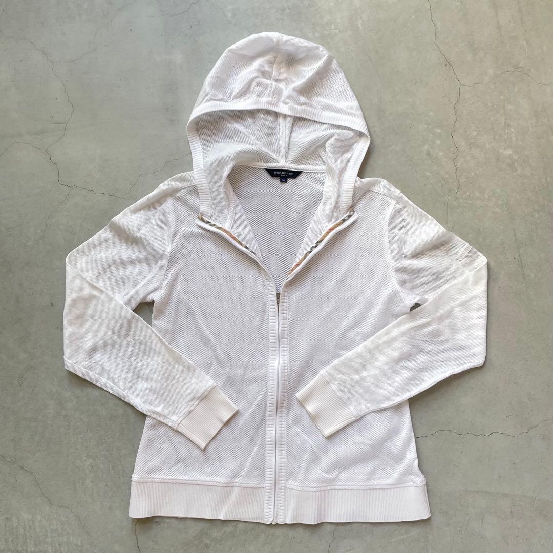 BURBERRY GOLF バーバリーゴルフ　メッシュパーカー　レディースM