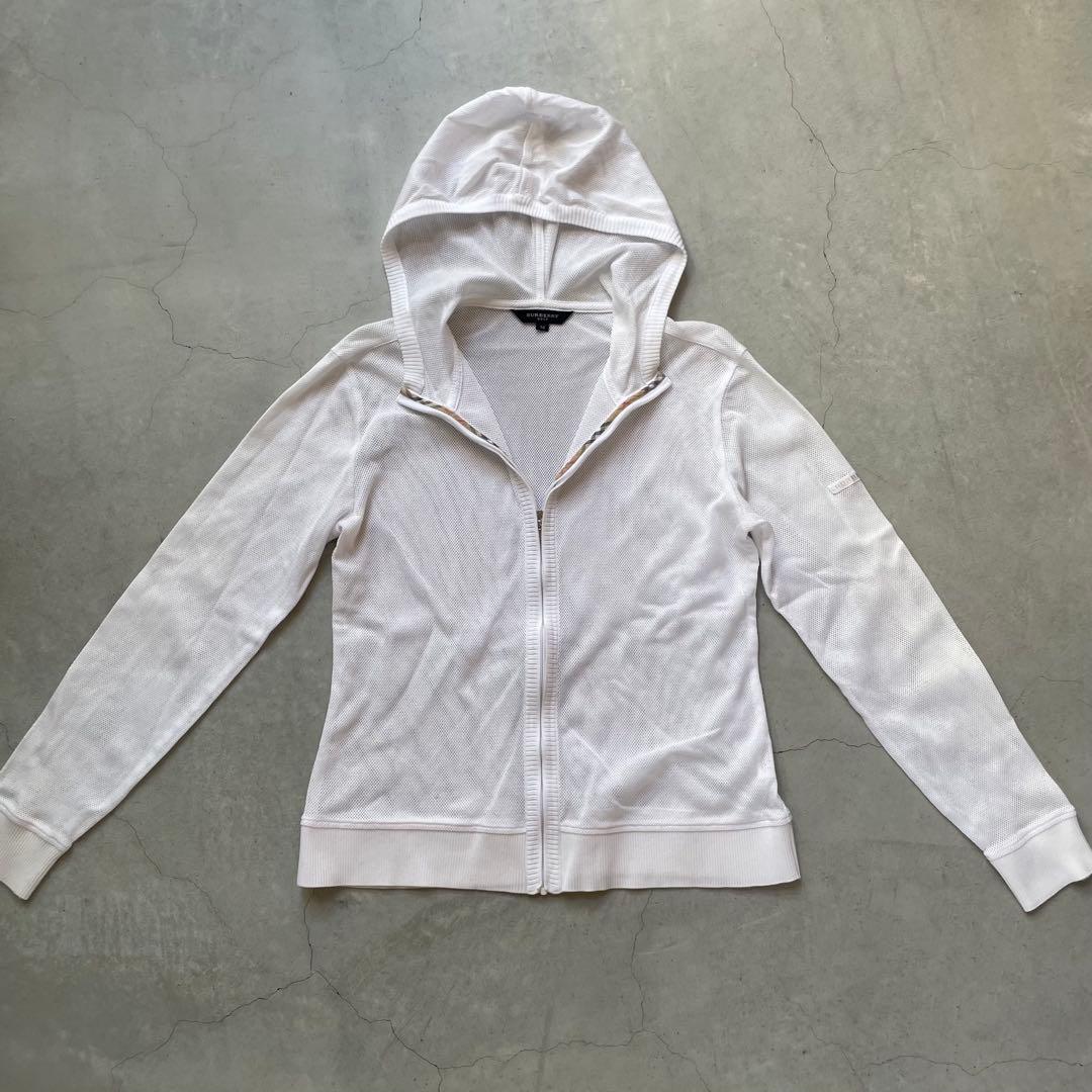 BURBERRY GOLF バーバリーゴルフ　メッシュパーカー　レディースM