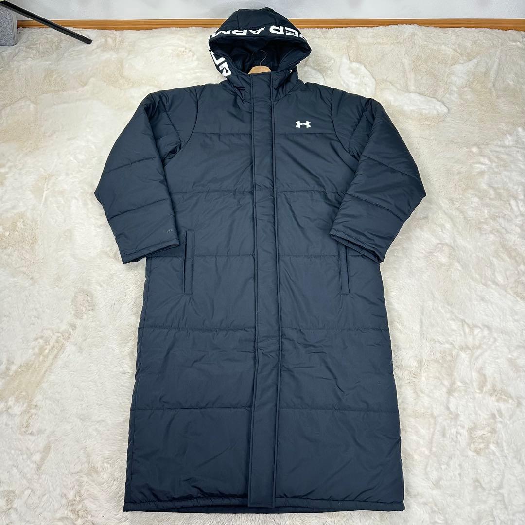 ✨美品✨アンダーアーマー STORM 中綿ベンチコート XXL 撥水 防寒 黒