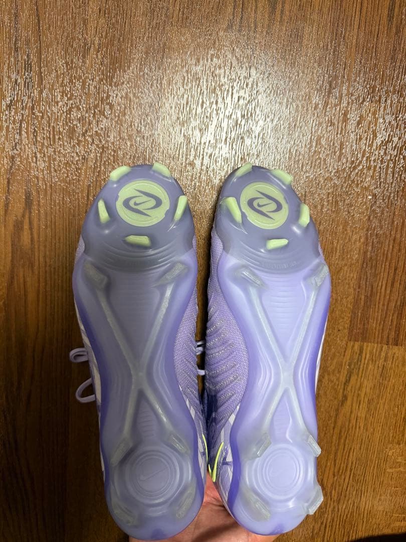 Nike サッカーシューズ 紫色/イエロー