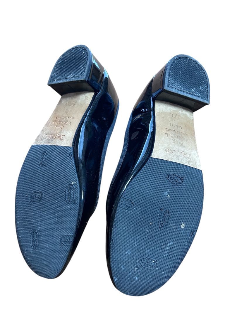 Repetto バレエシューズ 低ヒール 黒 37 1/2