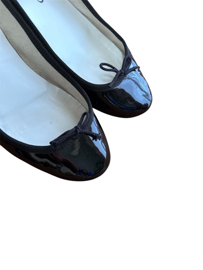 Repetto バレエシューズ 低ヒール 黒 37 1/2