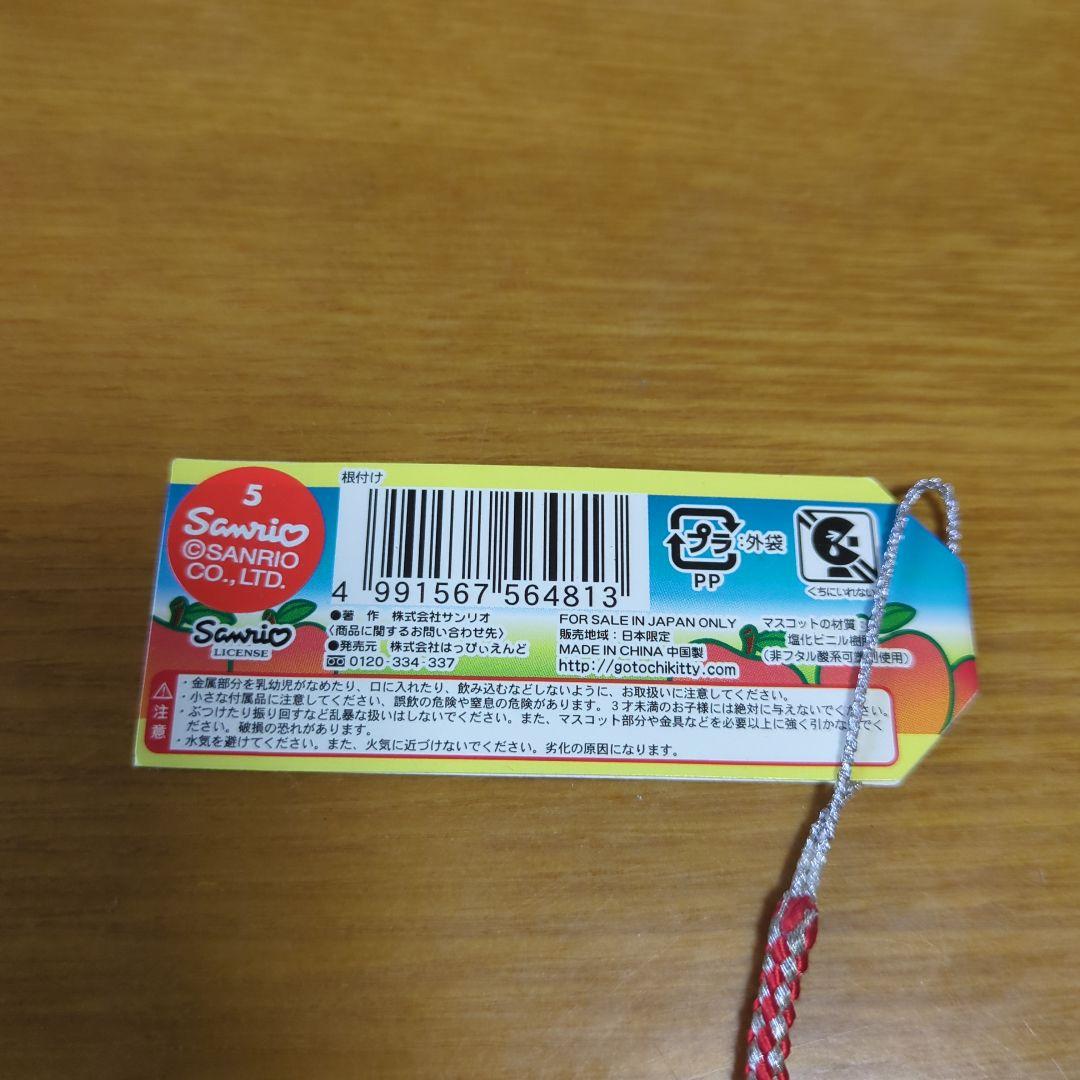 【未開封】ご当地キティ　ハローキティ　信州限定　りんご姫　ねつけ　キーホルダー