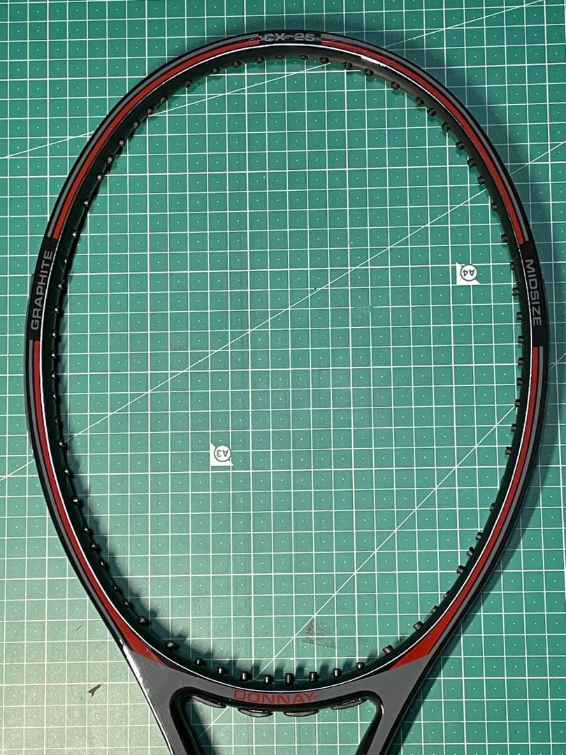 Donnay CX-25 G2 ベルギー製 グロメット付け替え済み