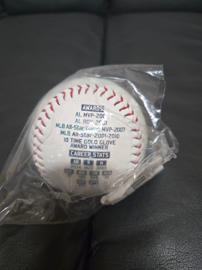 イチロー 殿堂入り記念球 スタッツ
