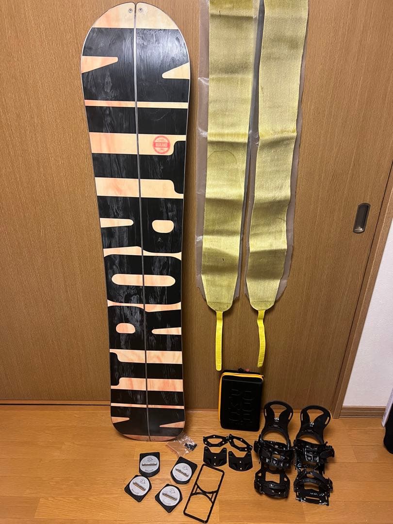 Nitro スプリットボード スパークビンディング、シール付
