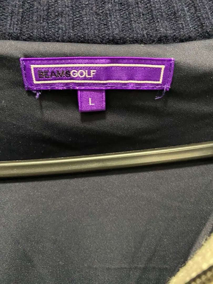 ビームスゴルフ　BEAMS GOLF ニット ジップジャケット　ウール100%