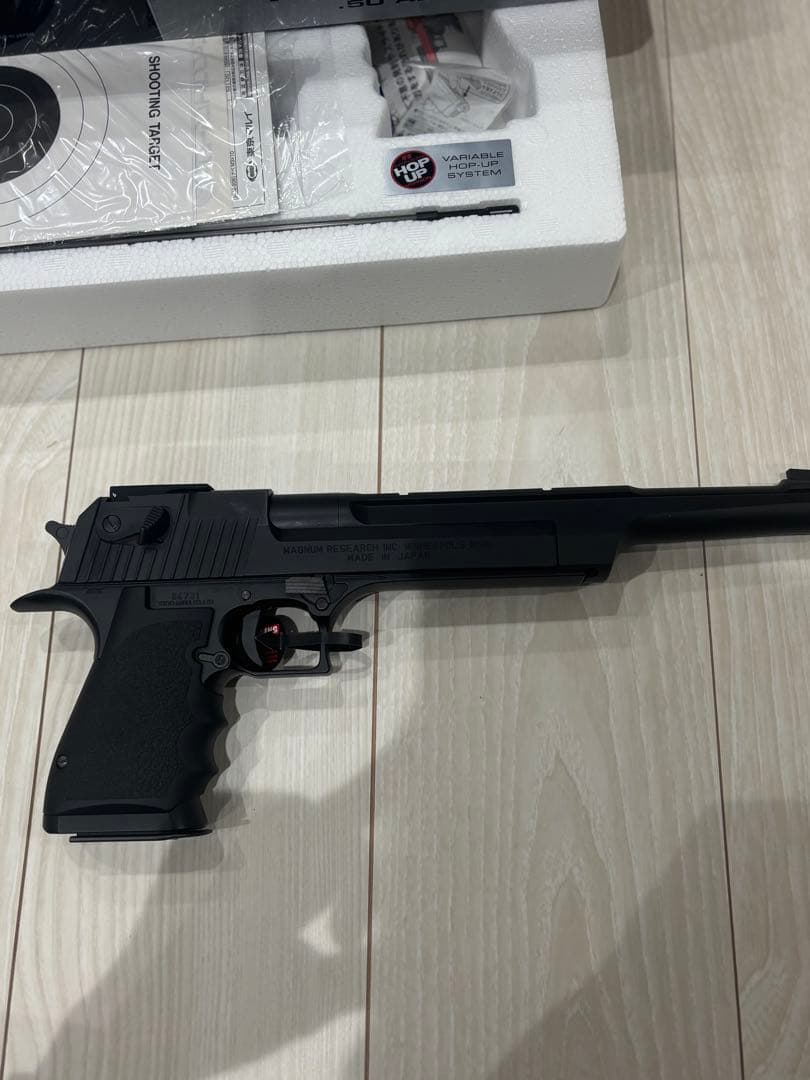 美品 完品 DESERT EAGLE .50 AE ガスガン 10インチバレル