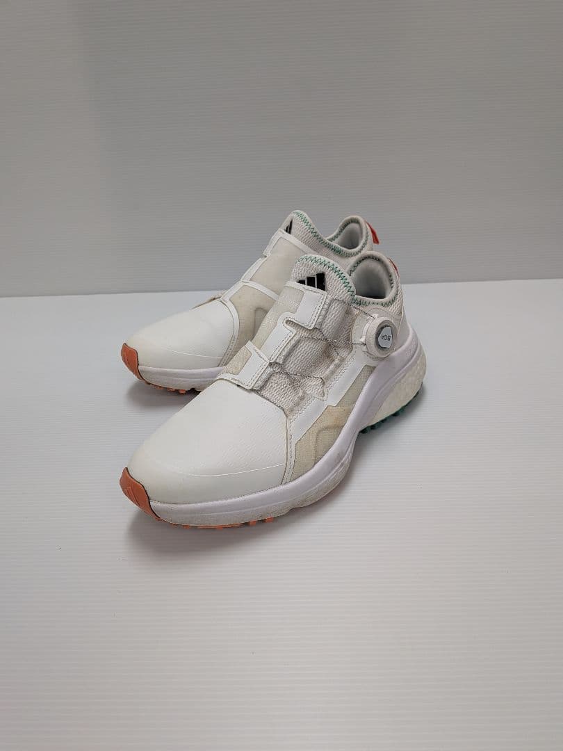 adidas ゴルフシューズ ホワイト 25cm トラクションソール