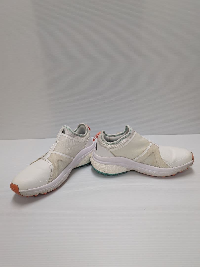 adidas ゴルフシューズ ホワイト 25cm トラクションソール