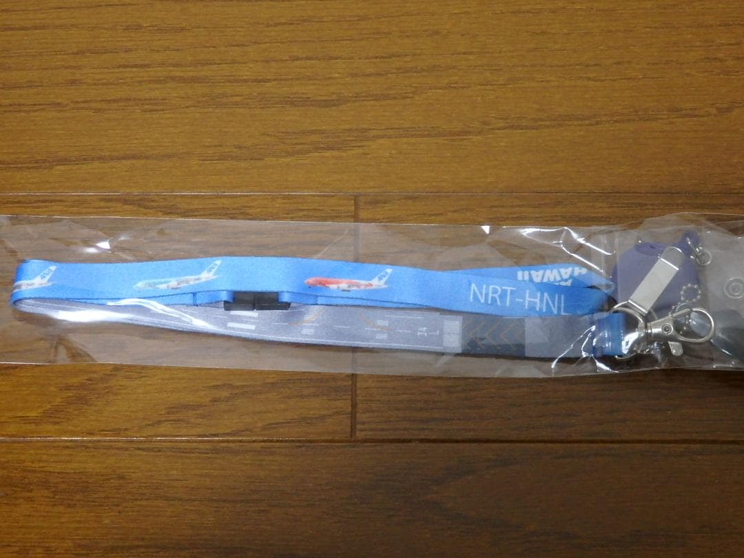 ANA A380 エアバス 2号機 リール付きネックストラップ IDケース
