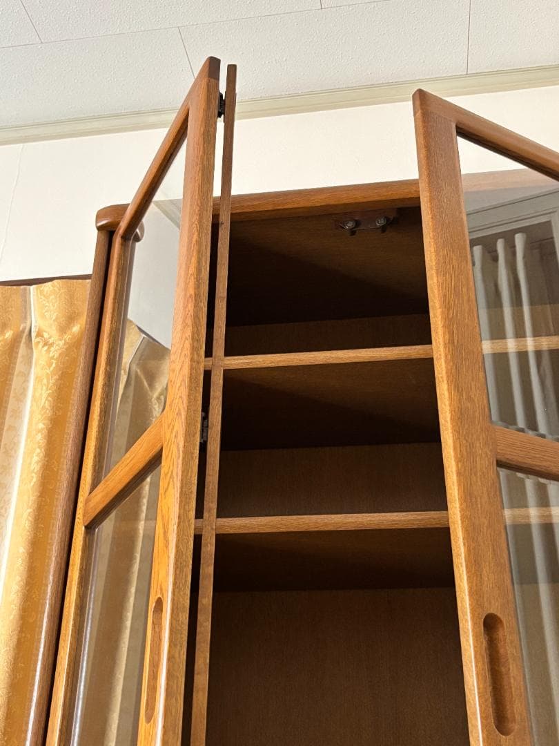 美品 浜本工芸 本棚 ナラ材 楢 ブックシェルフ