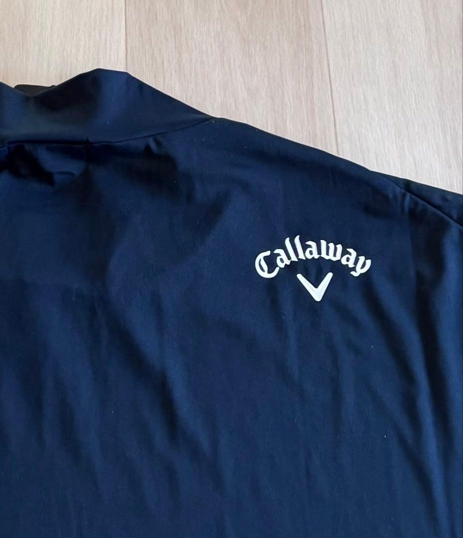 新品未使用　callaway golf スムース半袖モックネックシャツサイズLL