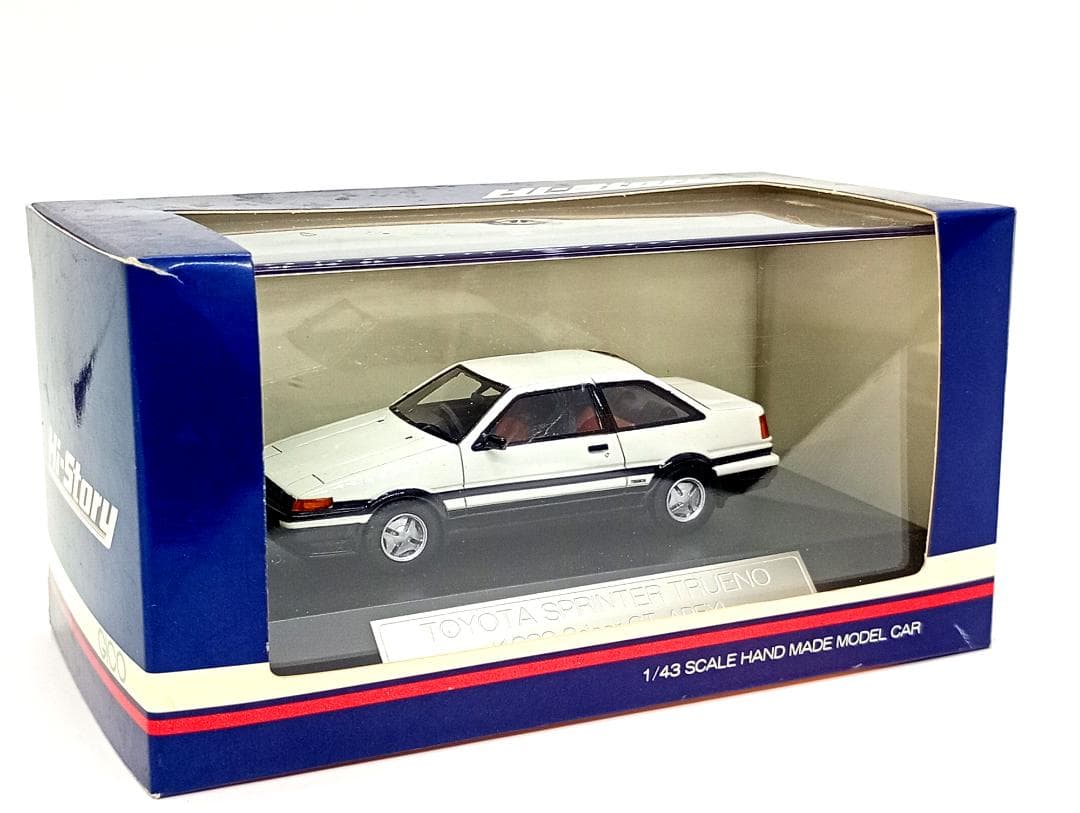 1/43 トヨタスプリンター トレノ 1983 2ドア GT-APEX ホワイト