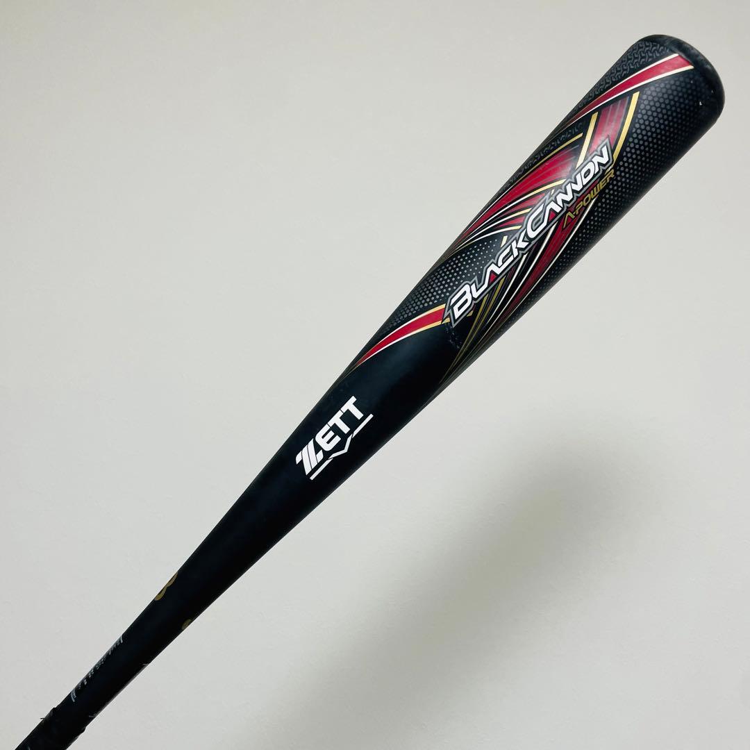 ZETT ゼット 一般軟式用 バット ブラックキャノン Aパワー 84cm