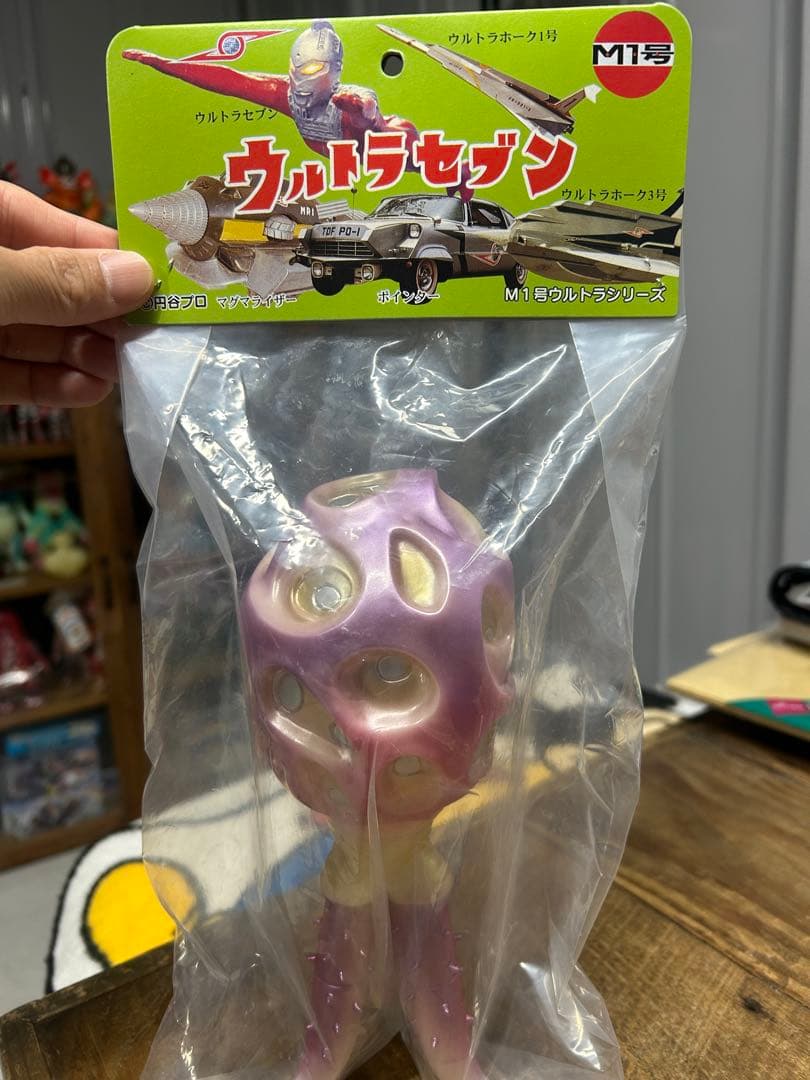 M1号 チブル星人　蓄光　ソフビ　フィギュア　鵜川薫　新品未開封
