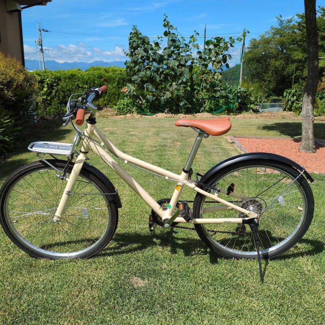 子供用自転車24インチassonアイボリーkhodaabloomコーダブルーム