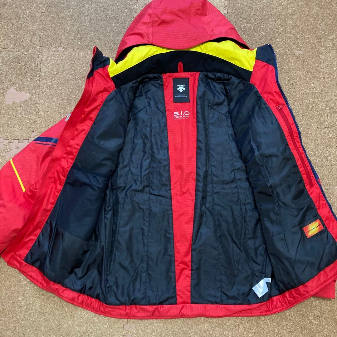 【美品】デサント DESCENTE S.I.O スキーウェア スキーLメンズ 赤