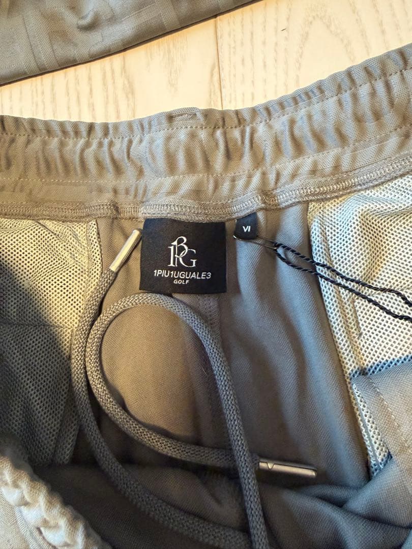 1piu1uguale3GOLF セットアップ　半袖　ハーフパンツ　新品