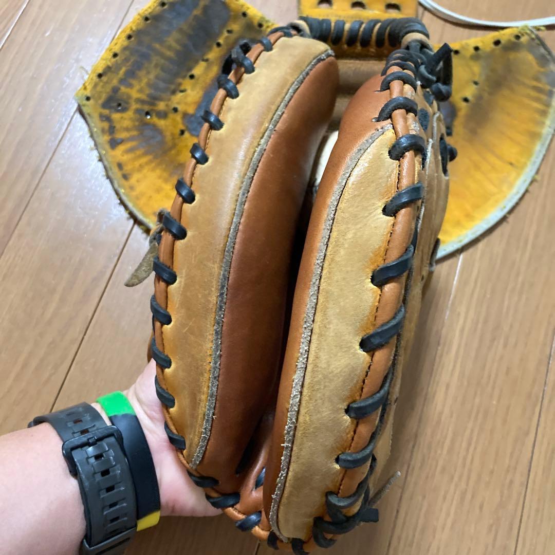 と*る様 硬式キャッチャーミット　ハタケヤマ