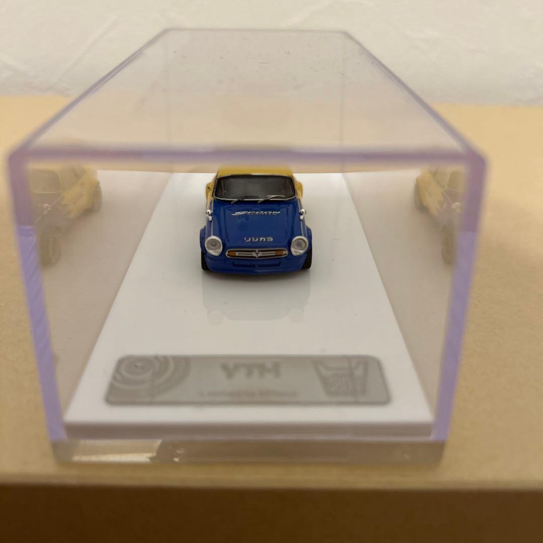 YTM 1/64 ホンダS800 イエロー/ブルー　spoonカラー