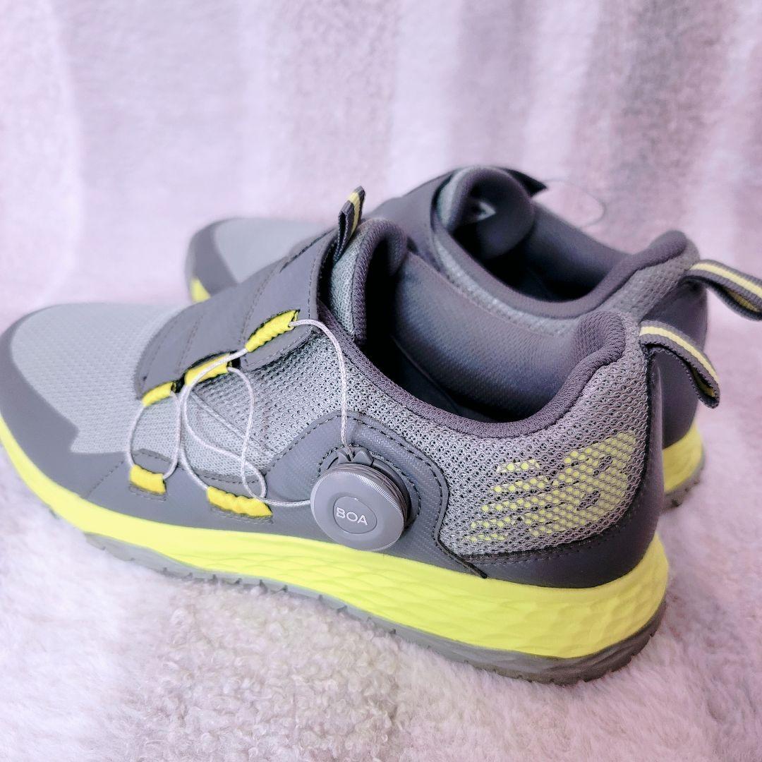 New Balance ゴルフシューズ 26.5cm BOA ダイヤル式 グレー
