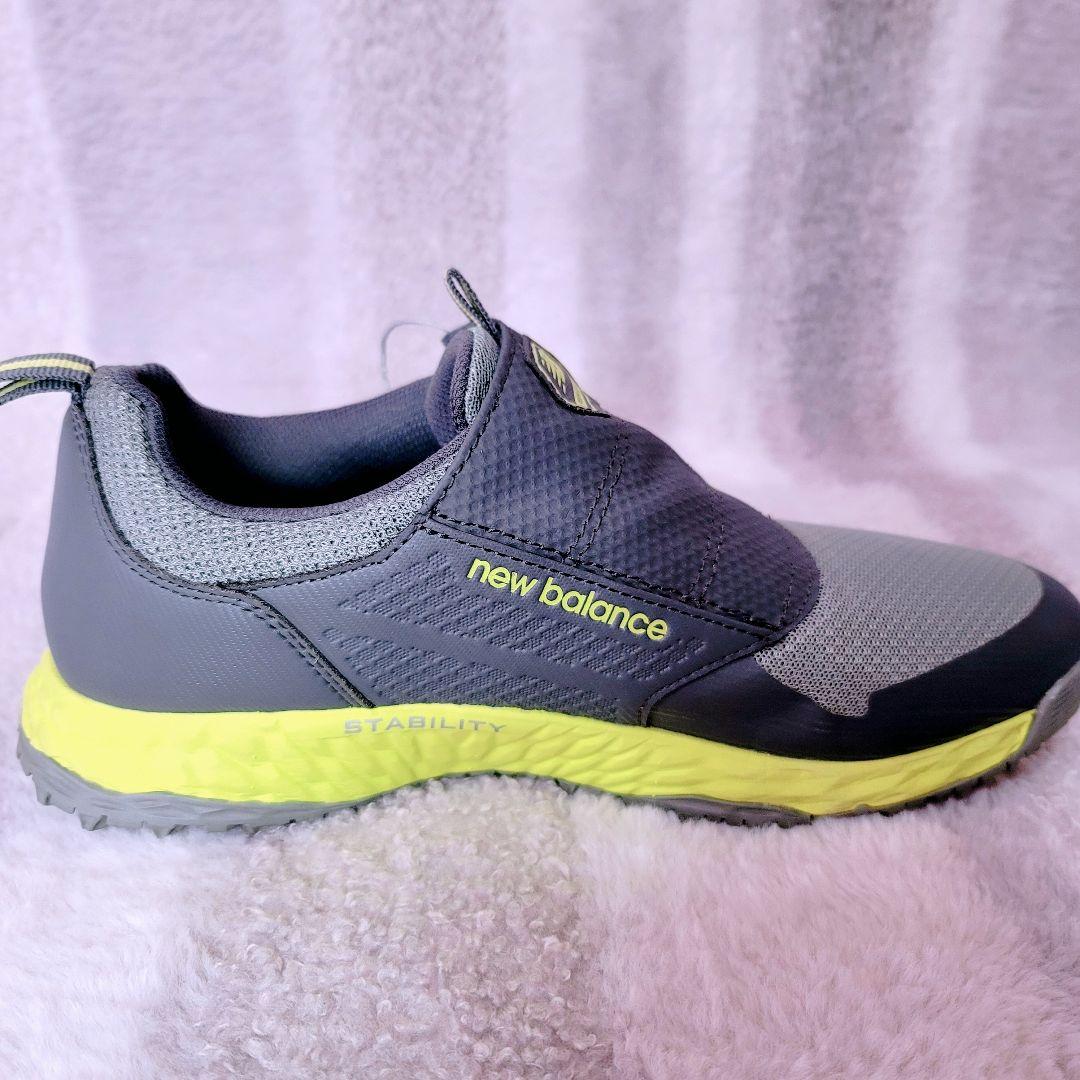 New Balance ゴルフシューズ 26.5cm BOA ダイヤル式 グレー