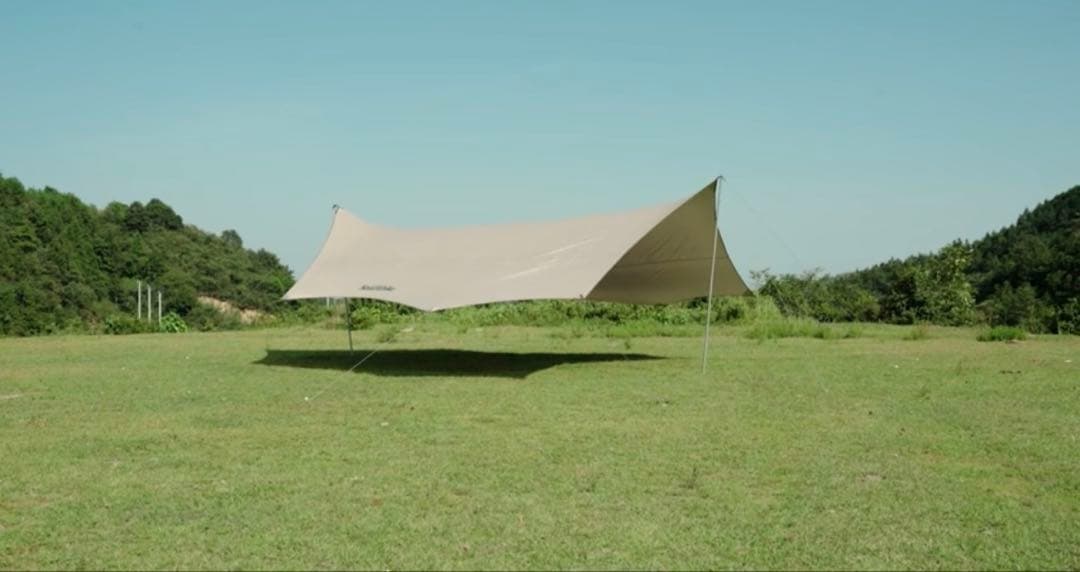 大型遮光タープ　6.8m×5.75m　サンドベージュ　Naturehike