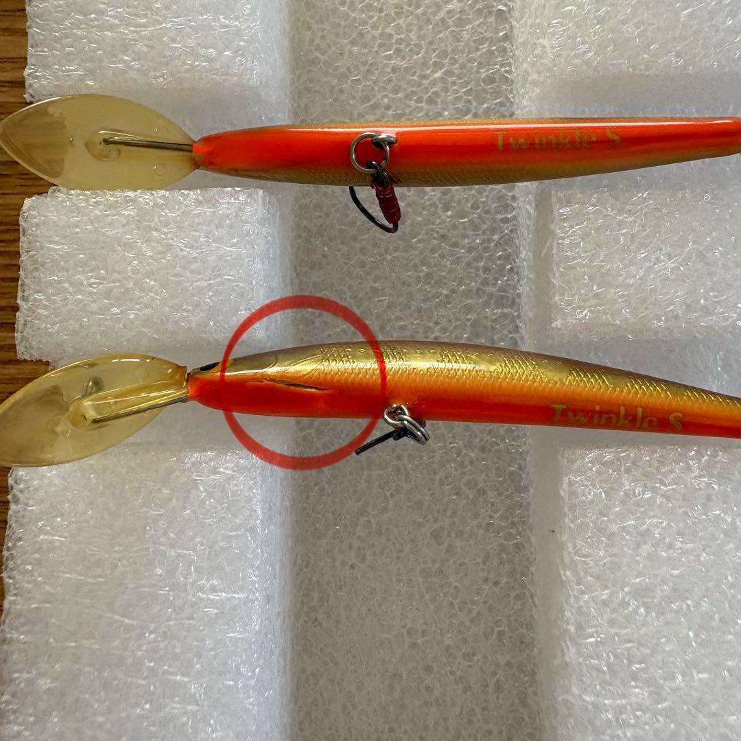 ツインクル　シンキングディープ　ミノー4個セット　渓流　60mm 渓流