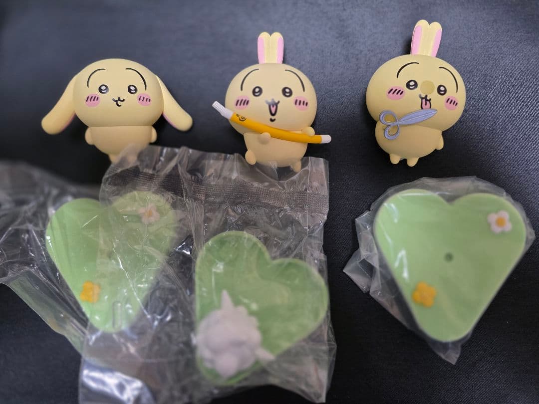 うさぎだらけフィギュア　3体セット