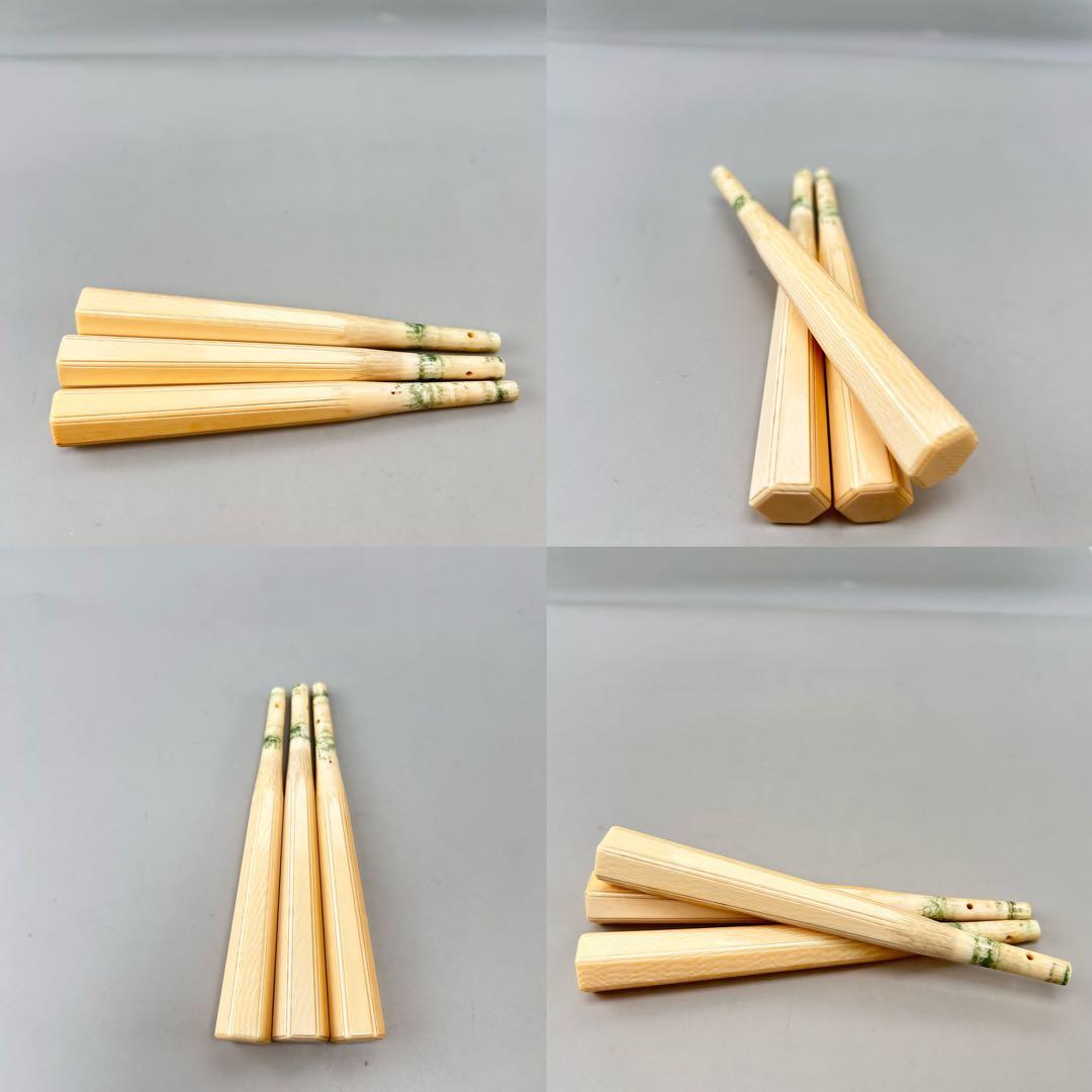 B64 【高級素材】三味線　糸巻　細棹 和楽器 長唄 地唄　天然素材