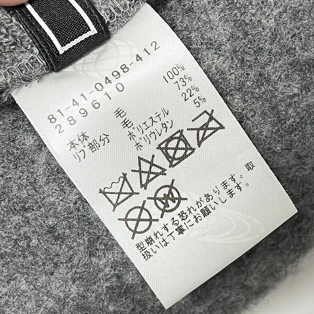 【新品】BEAMS GOLF 日本製ワンポイント刺繍ロゴ ウールハンチングベレー