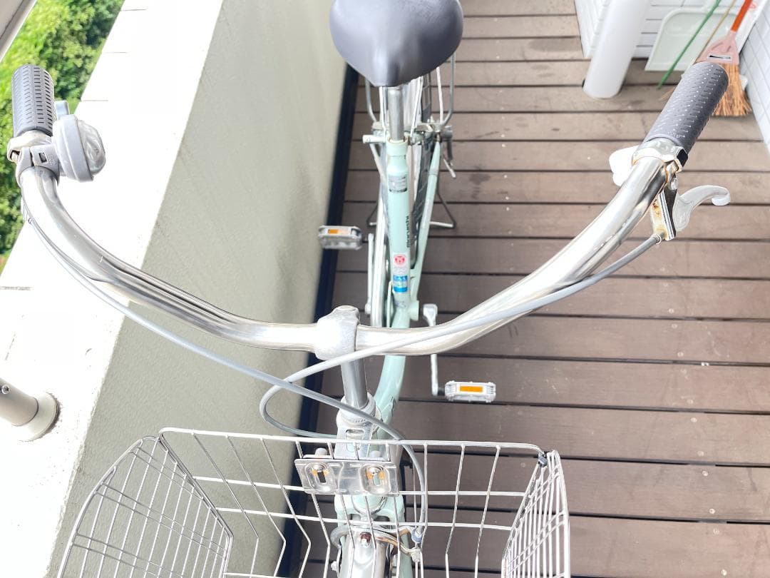 マルイシ シティサイクルhappy life26インチ　ミントグリーン　引取専用