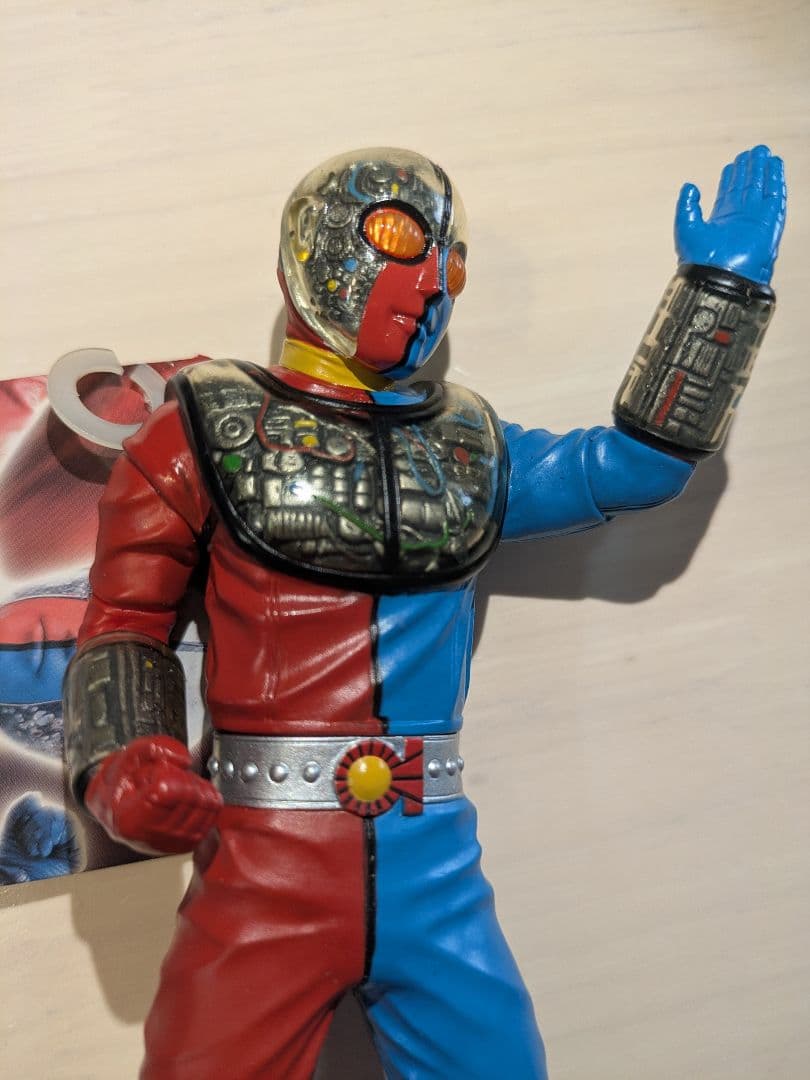ソフビ魂「キカイダー01」「超人バロム・1」