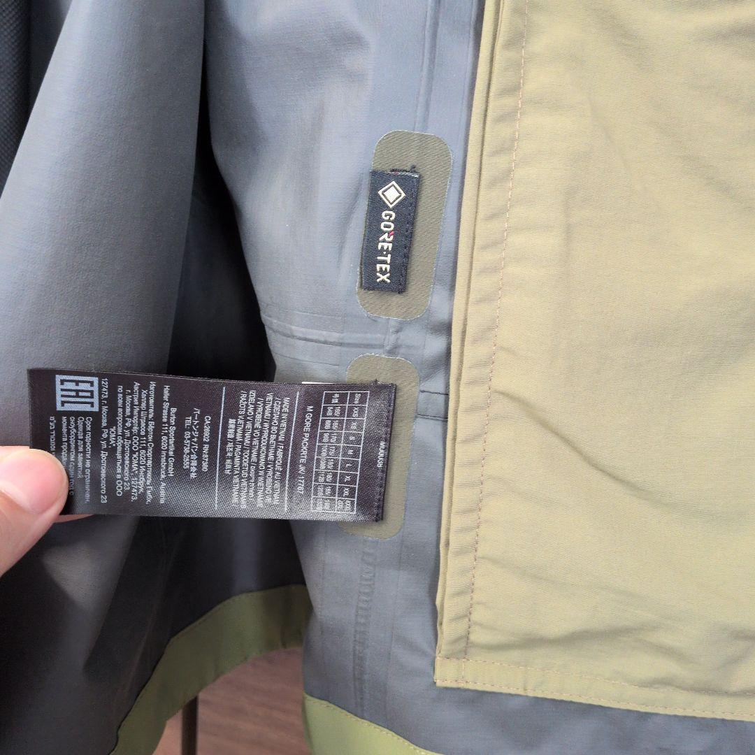 BURTON GORE-TEX ジャケット オリーブグリーン L