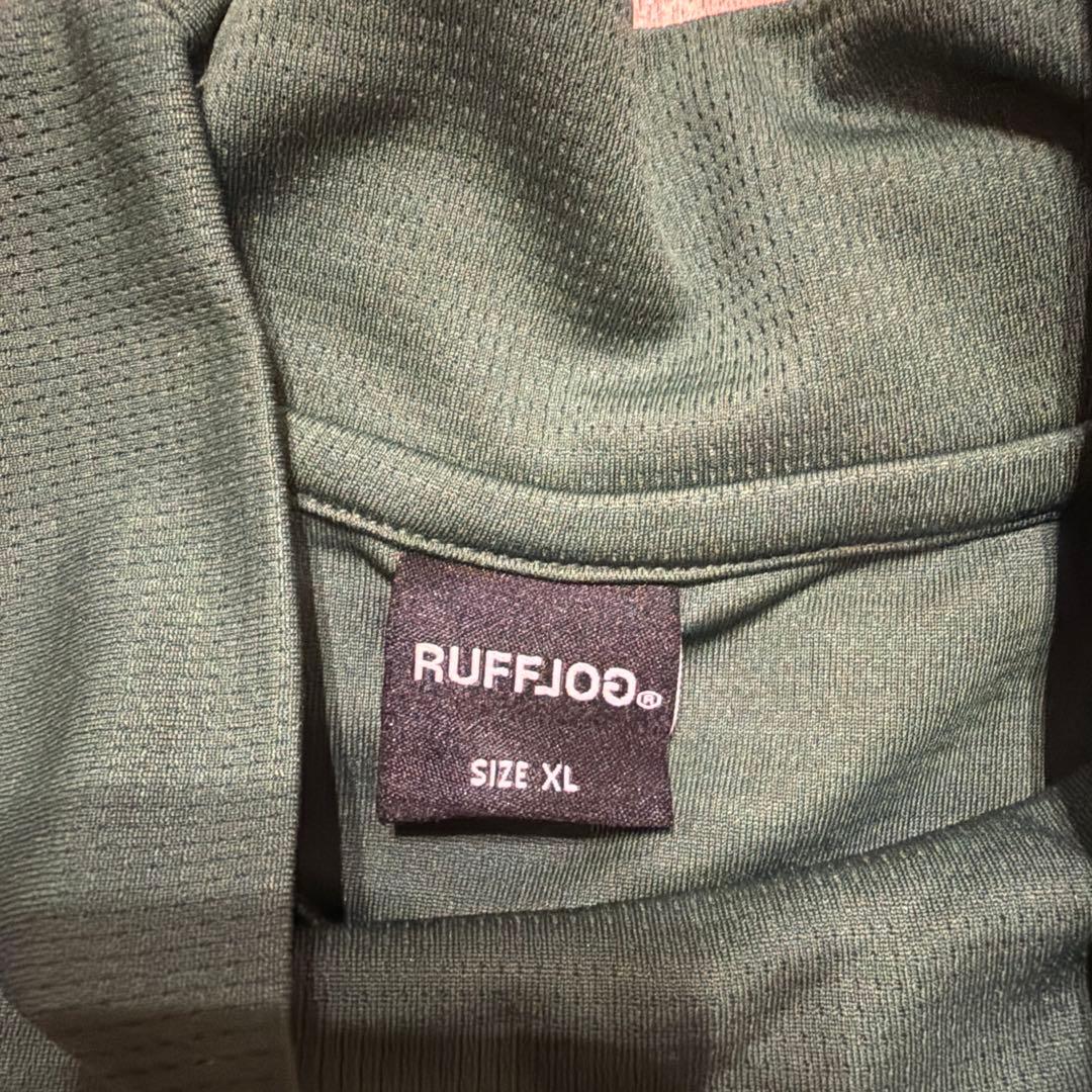 RUFFLOG ラフロッグ　ブラック　モックネックXLサイズ