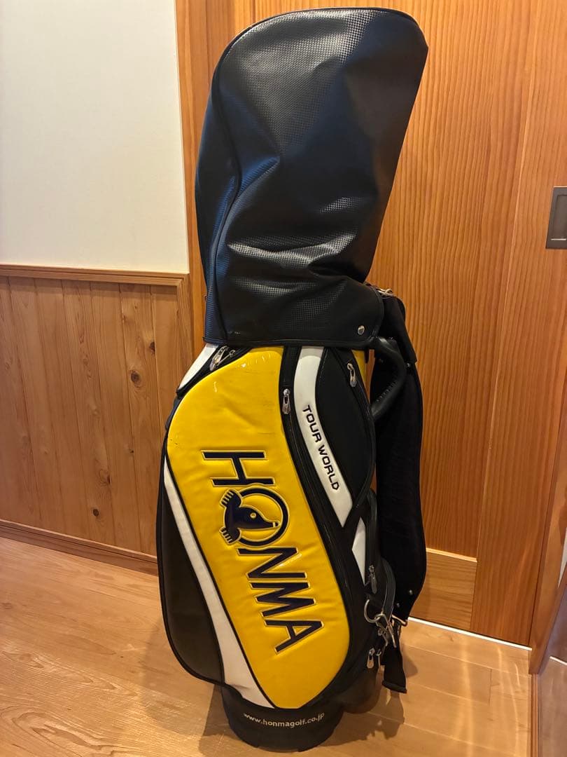 HONMA キャディバッグ イエロー/ブラック