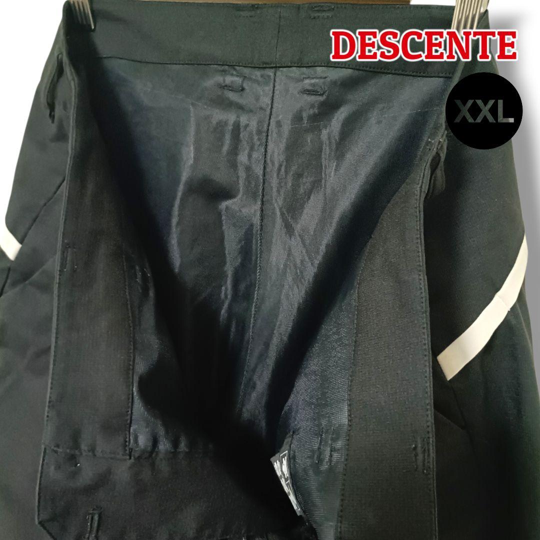 【大人の後ろ姿】DESCENTEデサント パンツ XXL ブラック メンズゴルフ