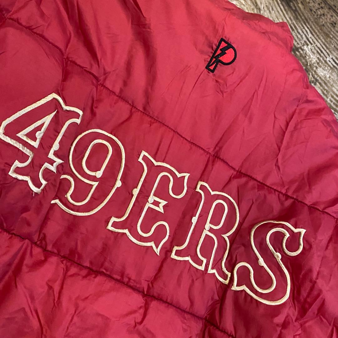 NFL 49ers ビンテージ 90s ナイロンジャケット アメフト 古着
