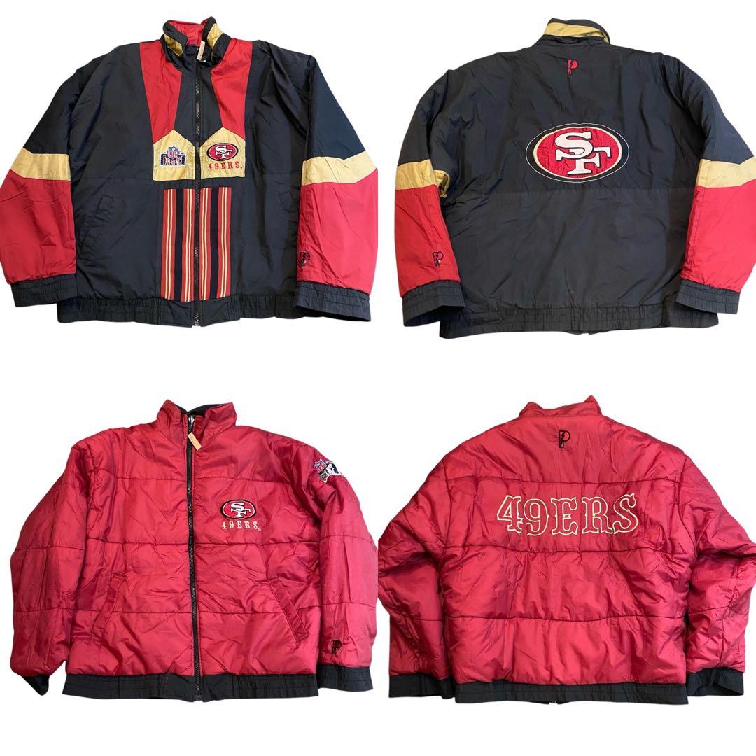 NFL 49ers ビンテージ 90s ナイロンジャケット アメフト 古着